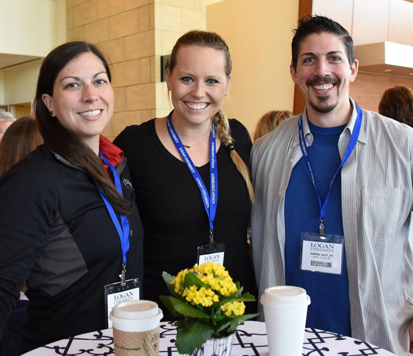 Logan students smiling at event in Purser Center