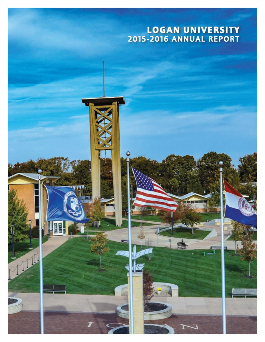2016 Logan Annual Report cover.