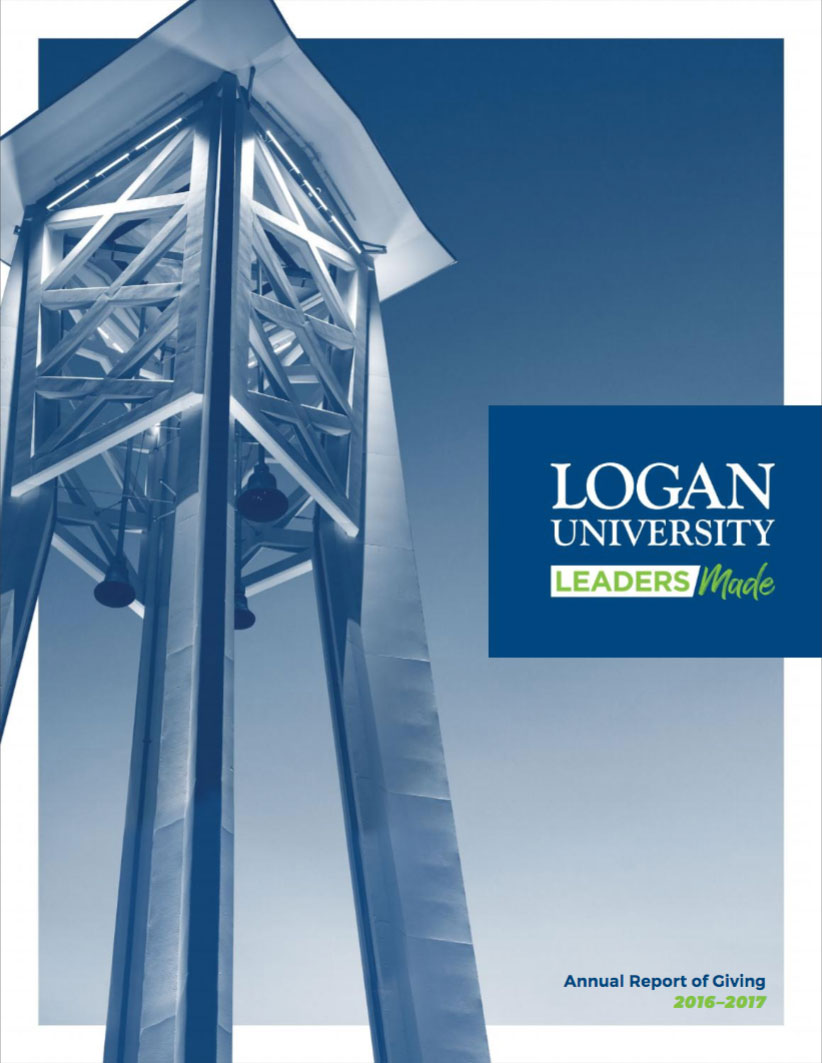 2017 Logan Annual Report cover.