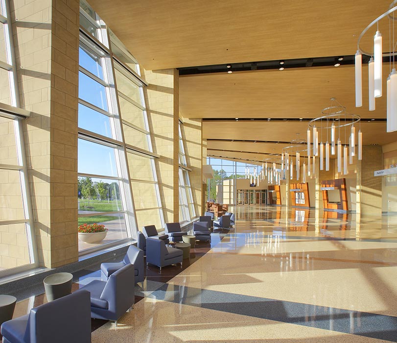 Lobby of the 管事中心.