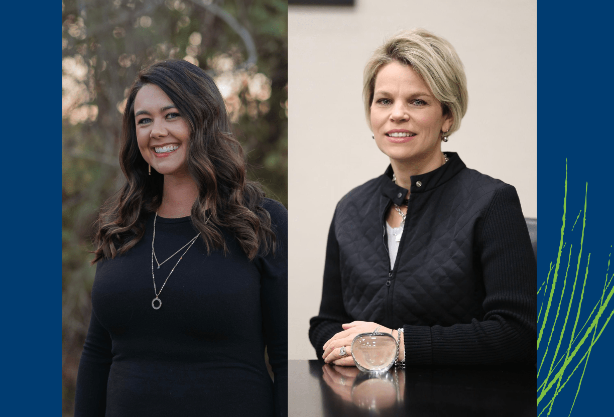 Nancy Mitchell and Brittany Clark.